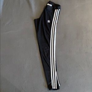Adidas Leggings Small Triple Side Stripe